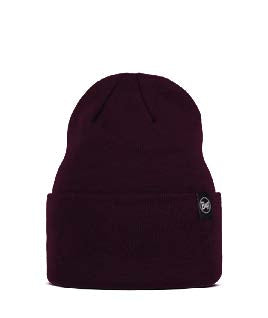 KNITTED BEANIE BUFF® LILON WINE