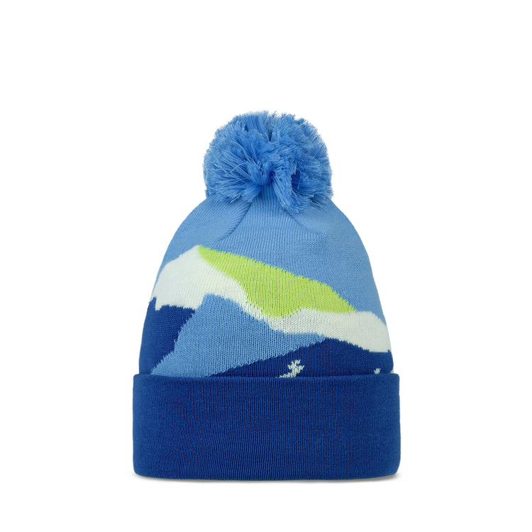 JUNIOR KNITTED BEANIE BUFF® STAM COBALT