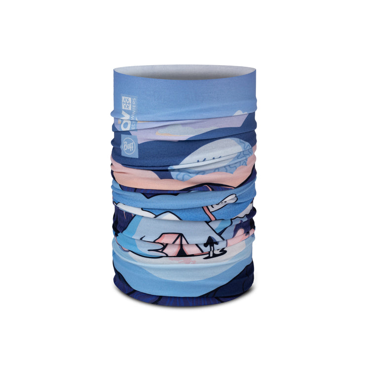 JUNIOR ORIGINAL ECOSTRETCH BUFF® POW RIAM BLUE