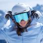 Preview: Detail view POP EYES JAMIE Leo ski goggles – elastic strap Dame action