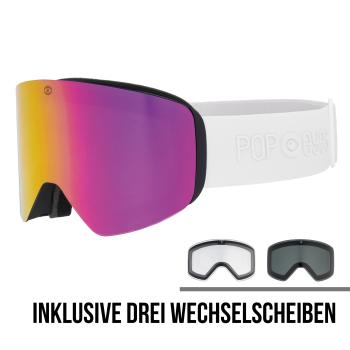 Preview: POP EYES Jamie Clean Skibrille All Black – magnetische Wechselscheiben