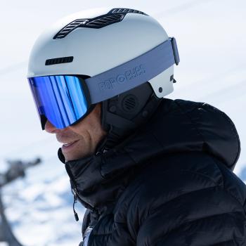 POP EYES Jamie Clean Skibrille Frost Blue – magnetische Wechselscheiben seitenansicht