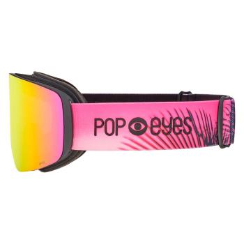 Preview: POP EYES JAMIE Wild Tropical Pink – Skibrille Seitenansicht