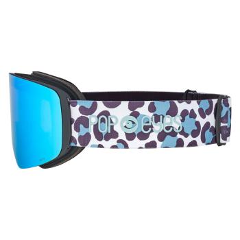 Preview: Detailansicht Skibrille POP EYES JAMIE Leo – elastisches Brillenband mit Animal-Print