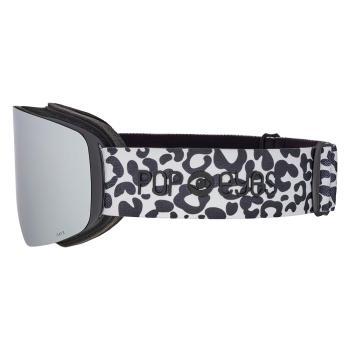 Preview: Detailansicht Skibrille POP EYES JAMIE Leo – elastisches Brillenband mit Animal-Print