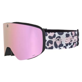 Skibrille POP EYES JAMIE Leo mit magnetischen Wechselscheiben und stylischem Leo-Design