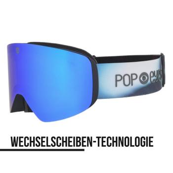 Preview: POP EYES Jamie Wild – Magnetisches 3-Wechselscheiben-System, Anti-Fog, Blue Lights